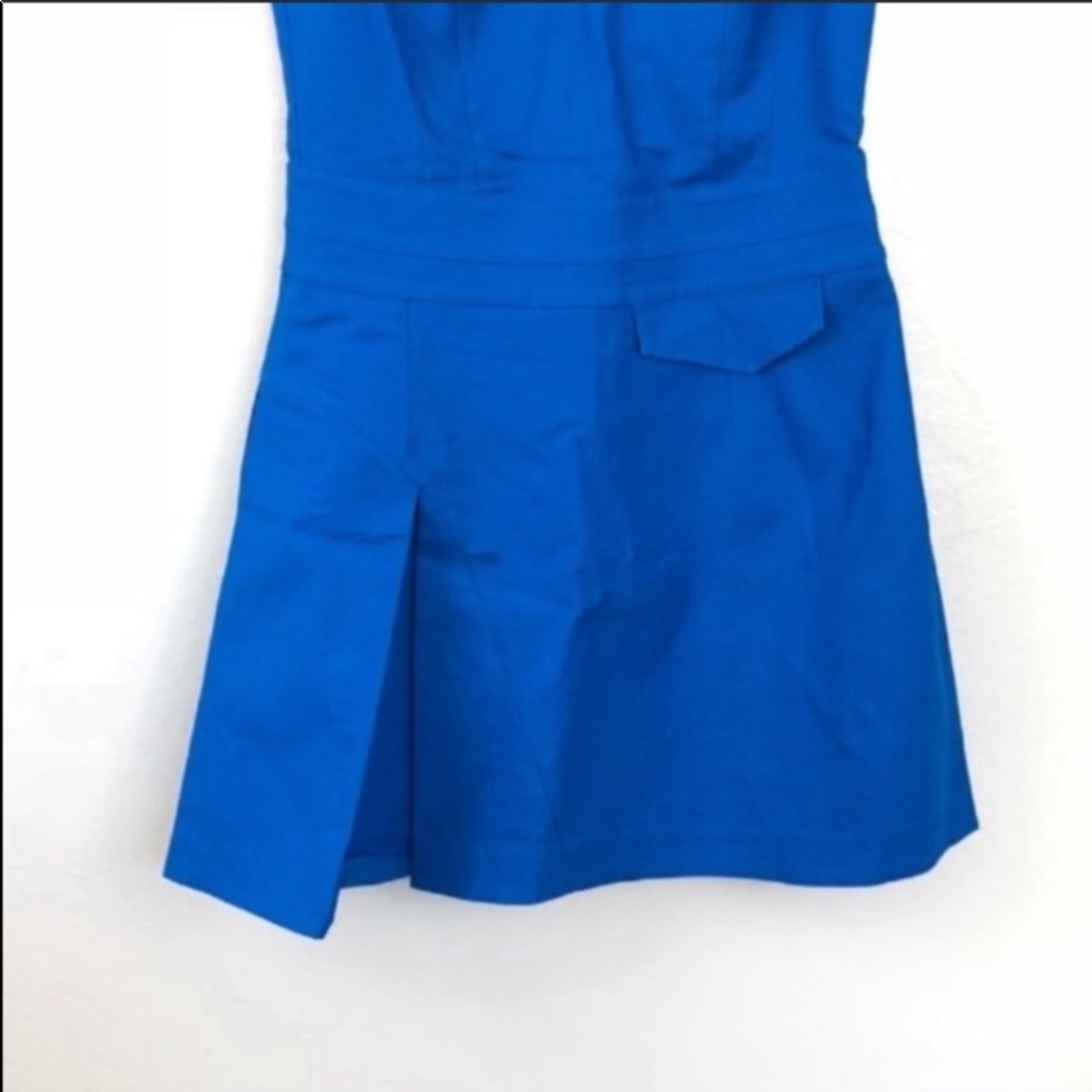 - Derek lam blue size 6 petite dress size small petite - Picture 3 of 6